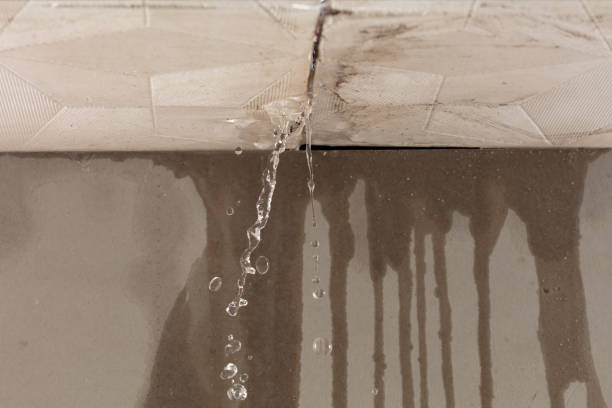 Professional Burst Pipe Cleanup technician working in Concord, MO